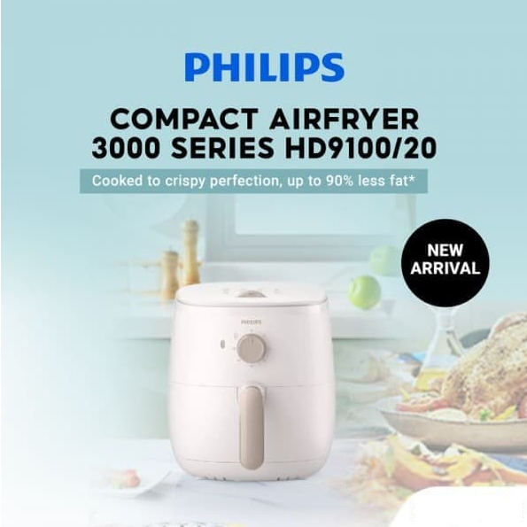 Philips Air Fryer Compact Air Fryer Malaysia 3 pin Plug Sirim Approval 3.7 Litre 4.2 Litre 1500W