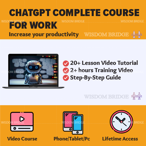 [Video Course] ChatGPT Complete ChatGPT Course For Work | ChatGpt Course ChatGpt 4 Chat Gpt ChatGpt Masterclass -
