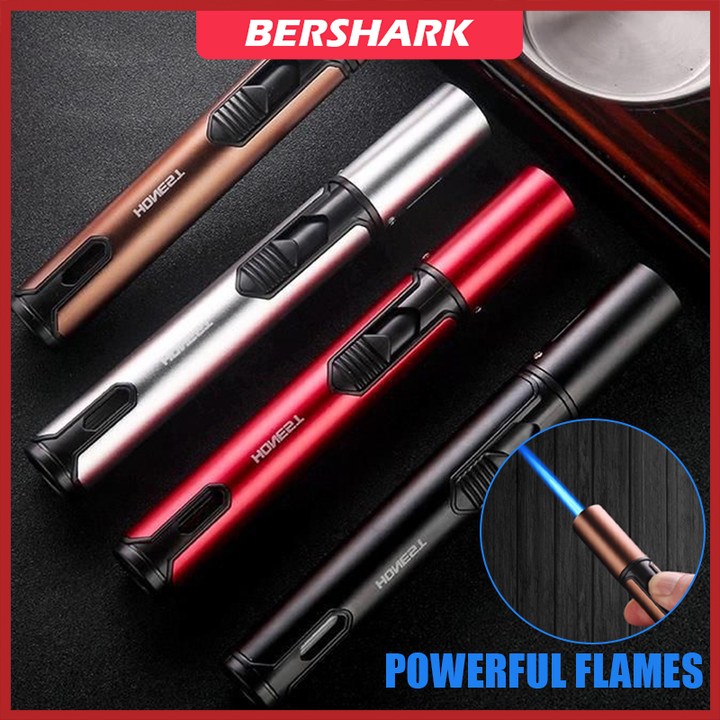 Kitchen Lighter Fire Gas Lighter Pemetik Api Torch Burner Welding Fire Maker BBQ Refillable Flame Windproof Lighter打火機