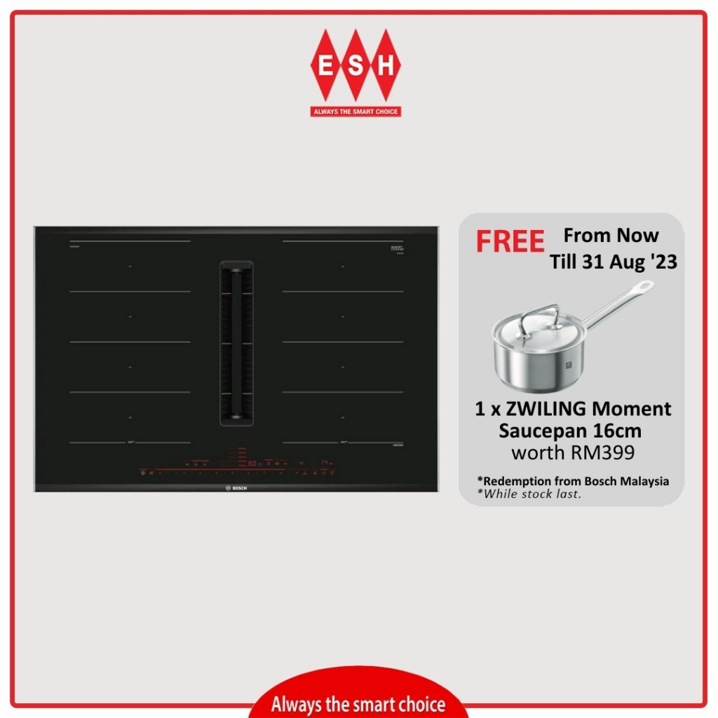 Bosch PXX875D67E 80cm Series Induction Hob With Integrated