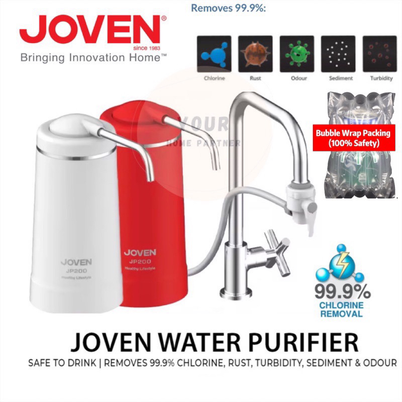 [Free Shipping & Bubble Wrapping]Joven Water Purifier Water Filter JP200 Red White / Catrige JP200C