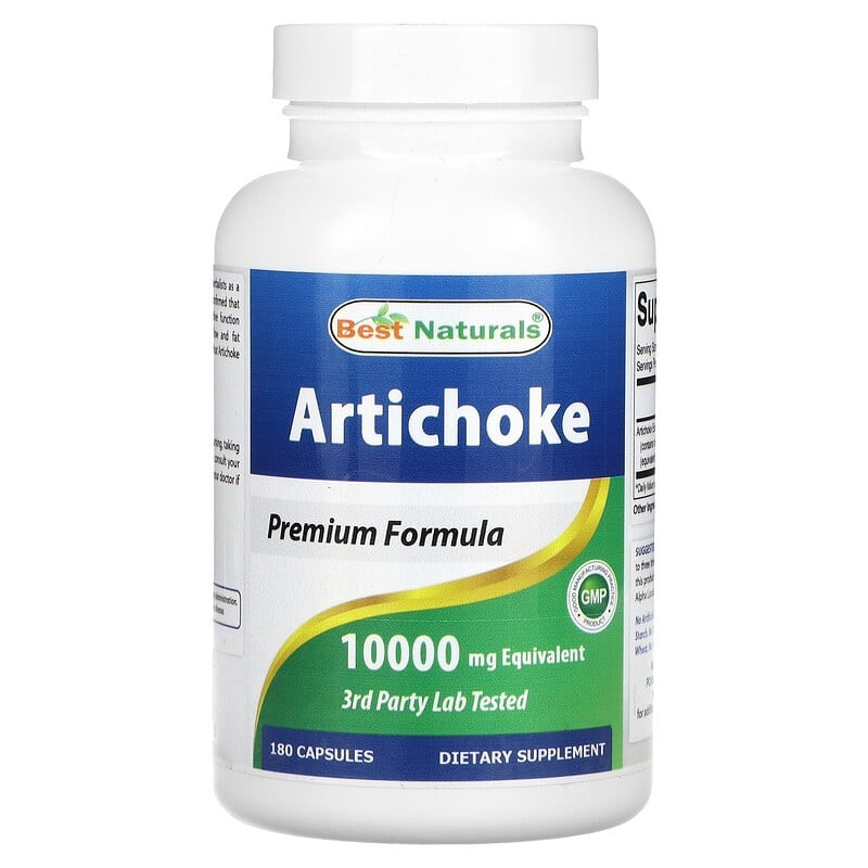 Best Naturals, Artichoke, 10,000 mg, 180 Capsules (500 mg per Capsule)