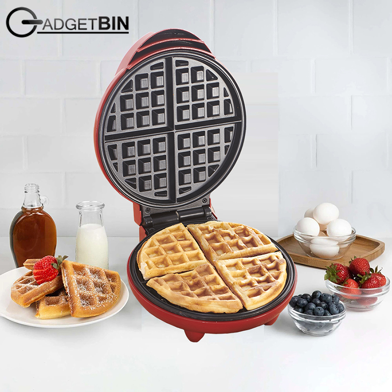 20 CM Bigger Size 1200W Non-Stick Waffle Maker Machine Electric  DIY Cake Baking Breakfast Machine