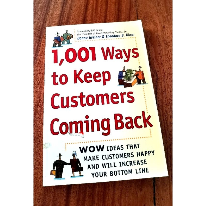 1001 Ways To Keep Customers Coming Back Happy Customers Increase Sales Book By Donna Greiner