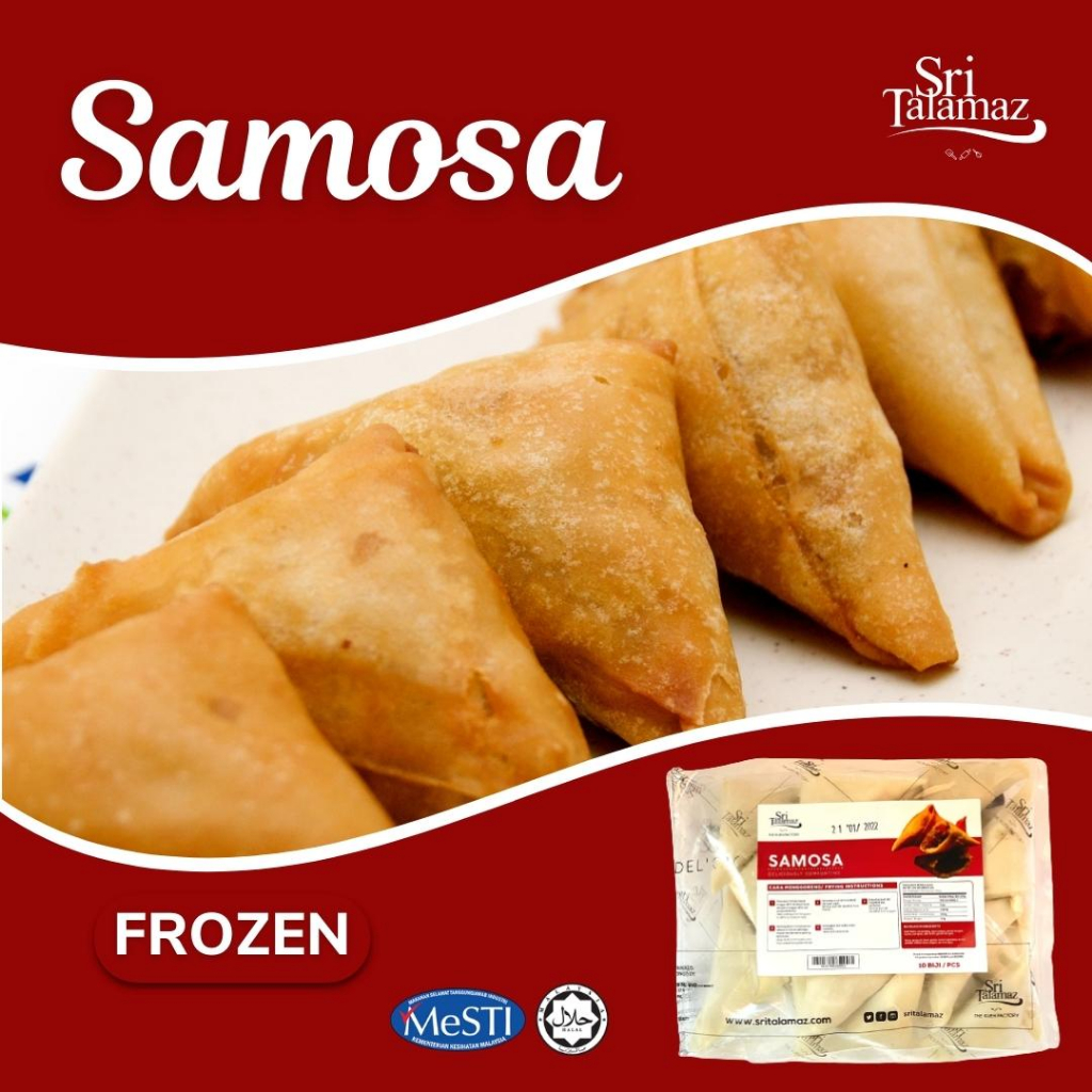 Kuih Frozen Samosa | 10pcs | min 5 packets MIX & MATCH | Produk Muslim | Halal | Sri Talamaz