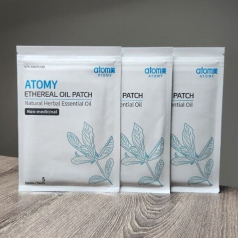 1 Pack (5 pieces) Atomy Ethereal Oil Patch艾多美精油贴布