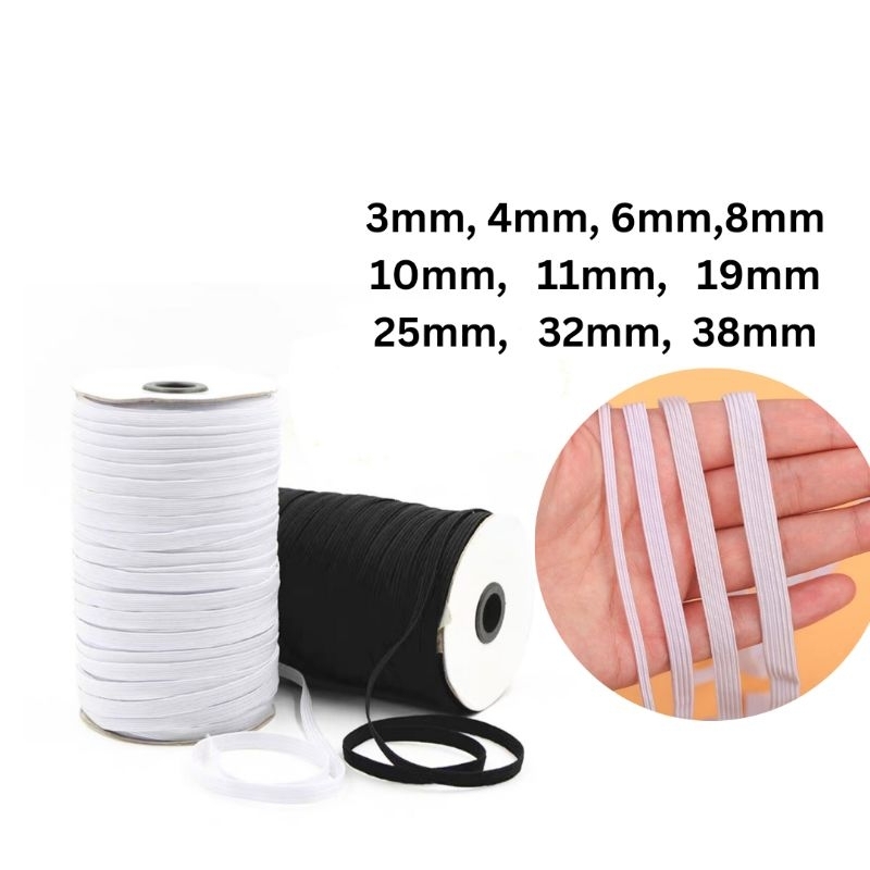 3 Meters Quality Knicker Elastic Soft Getah Kain getah Meter Getah Lembut