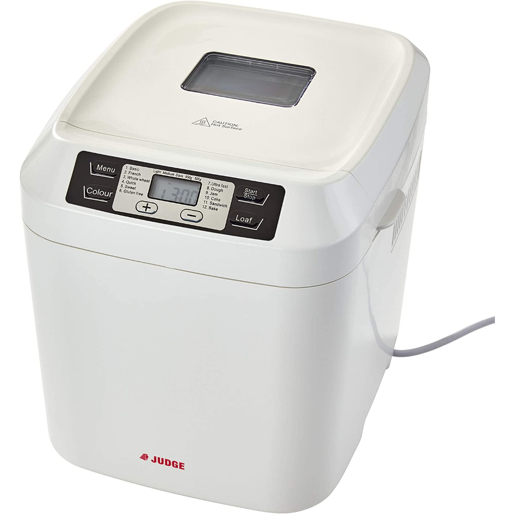 Judge JEA91 Digital Bread Maker with 12 Pre-Set Programmes 13 Hour Delay Timer, Keep Warm Function