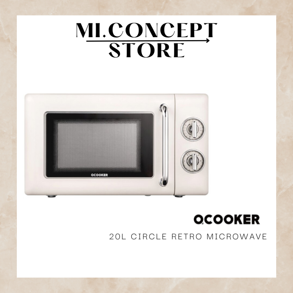 Xiaomi OCOOKER Retro Turnable Microwave Oven CR-WB01B 20L High Capacity Radiation Protection Microwave Oven 家用小型迷你微锅炉