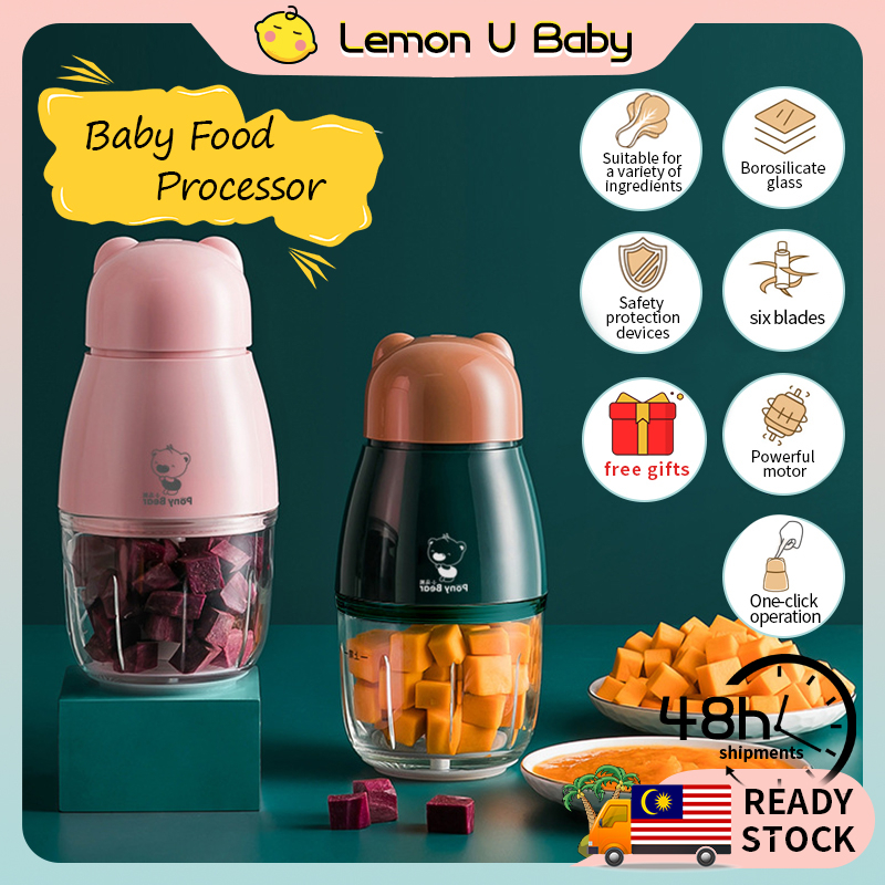 【COD& IN STOCK】Baby Food Processor Mini Electric Blender Multi-functional Meat Grinder Juicer Chopper Baby Food Maker