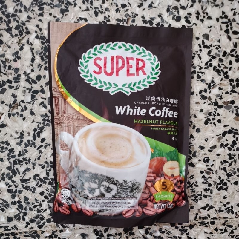 Super White Coffee Charcoal Roasted Heritage 3 in 1 (5 sachets)