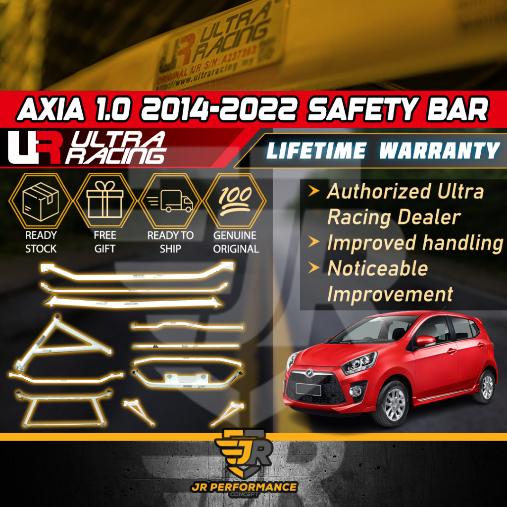 Ultra Racing Safety Bar Perodua Axia Bezza Rear Anti Roll Bar Rear Stabilizer Bar 16mm AR16501