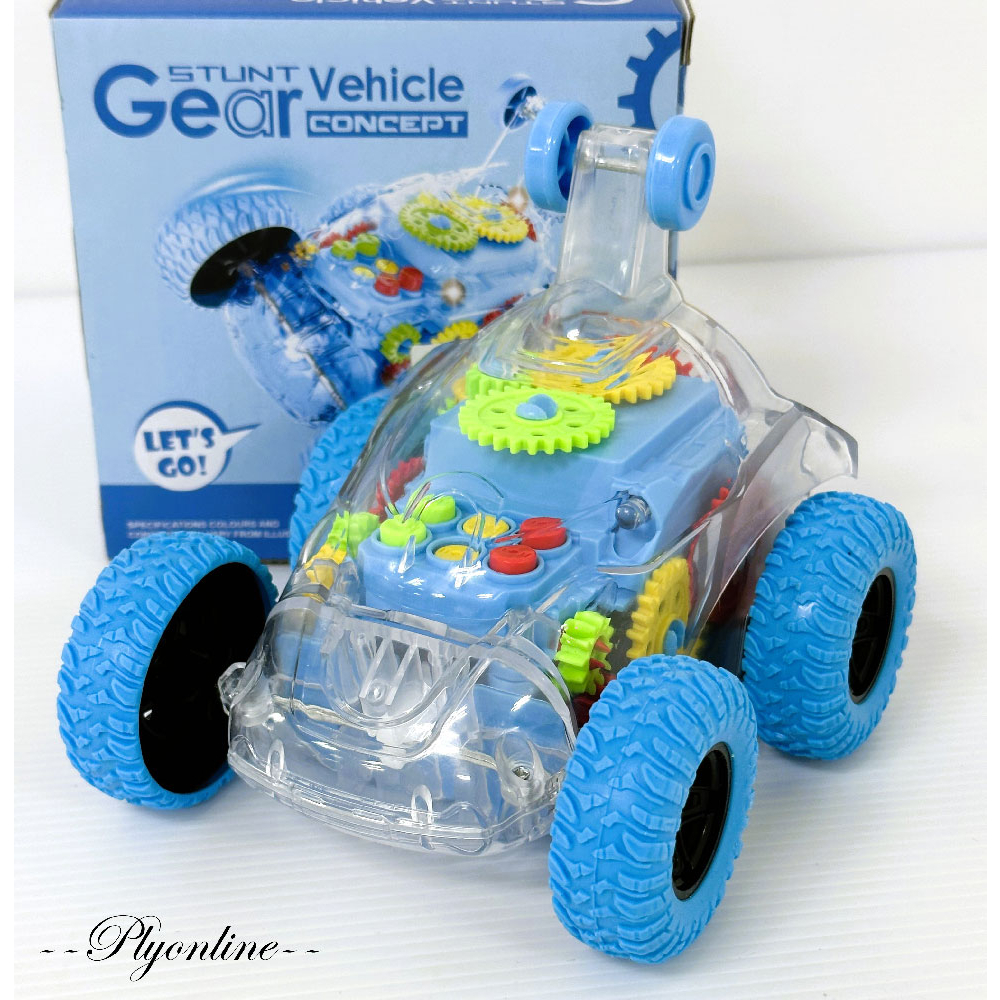 Toy - Transparent Stunt Gear Vehicle Concept MusicLight360°Upright RotationTumbling Forward Ages 3+ (BFK52709)