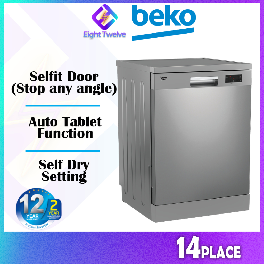 BEKO Freestanding Dishwasher 14 Place Settings | DFN16430X