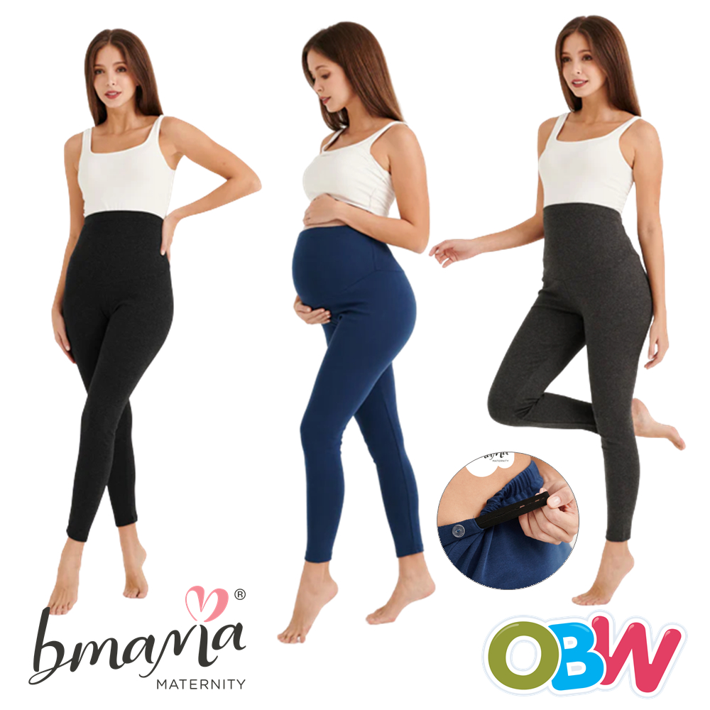 Bmama Maternity Slim Fit Stretchable High waist Maternity Legging