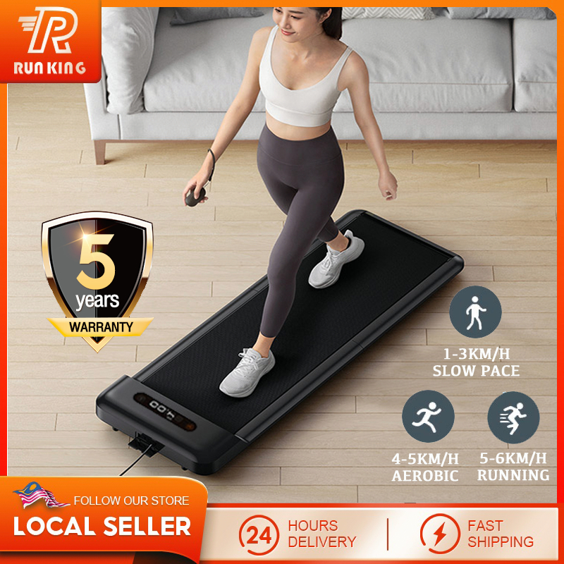 Treadmill Exercise Jogging Multi-Function Fitness Gym Workout Walking Treadmill Smart Running Pad Machine Foldable