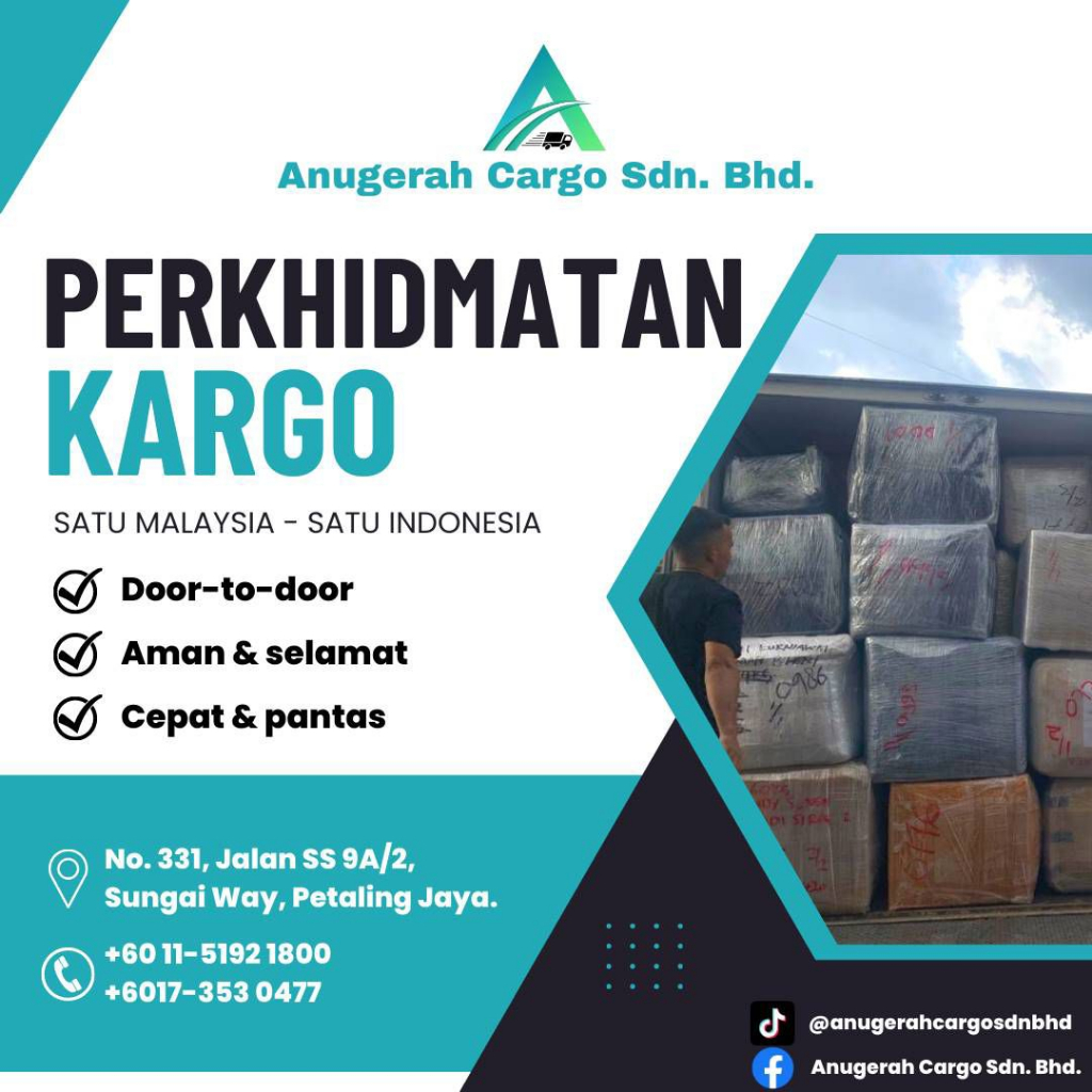 KOTAK PENGIRIMAN BARANG KOSONG (CARGO) ANUGERAH CARGO
