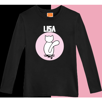 **READY STOCK**BLACK TWITTER LISA Printed Graphic LONG Sleeves T-Shirt Unisex Fashion/Oversize/Couple/Plus Size Tee