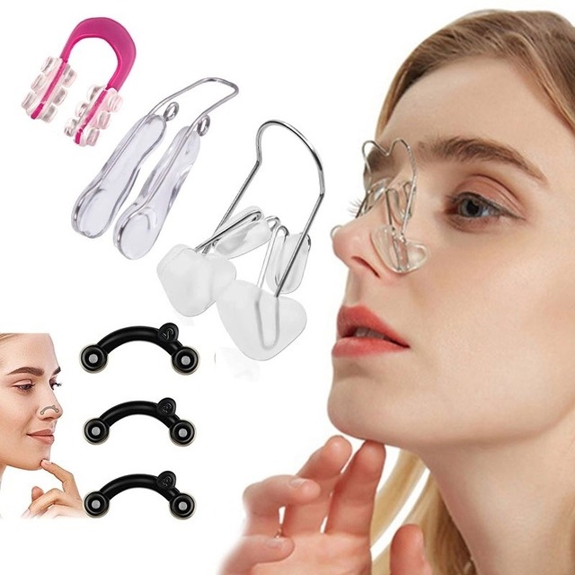 【Malaysia stock】 Nose Shaper Lifter Clip Nose, Beauty Up Lifting Soft Safety Silicone Rhinoplasty Nose Bridge Straightener Corrector Lucie1