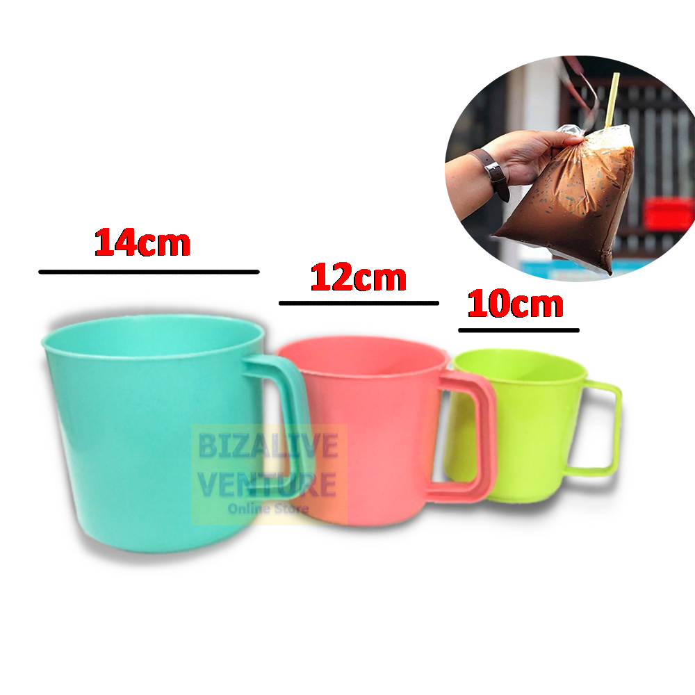 Plastic Cup | Wash Cup | Tapau Cup | Big Plastic Mug | Kole Plastik Besar | Kole Teh Tarik | Koleh | Cawan Plastik Besar