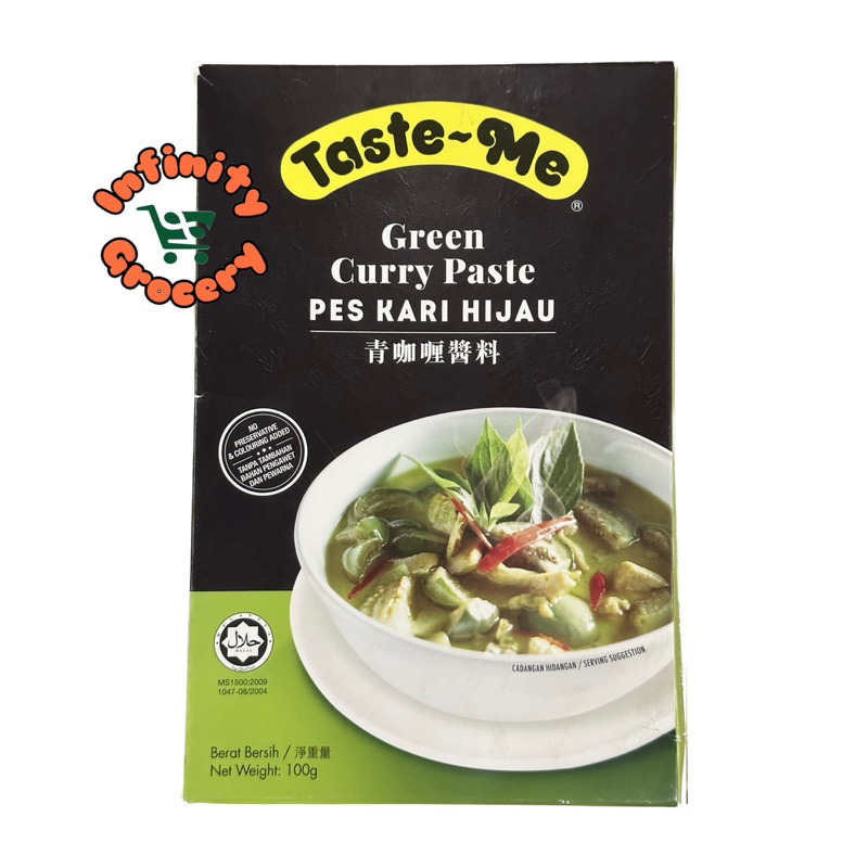 [Halal] Taste-Me Green Curry Paste | 青咖喱酱料 | Taste Me Pes Kari Hijau ( 100g )