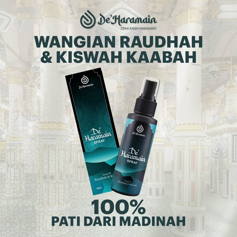 Fabric Spray Wangian Raudhah Madinah Pewangi Sejadah Pewangi Rumah Air Freshener Pewangi Bilik Car Perfume