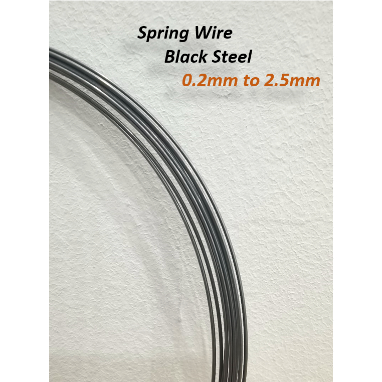Carbon Steel Spring Wire / Dawai Carbon / 碳钢线 (0.2mmTHK to 2.5mmTHK) *Rigid *硬 *Keras 【Ready Stock】