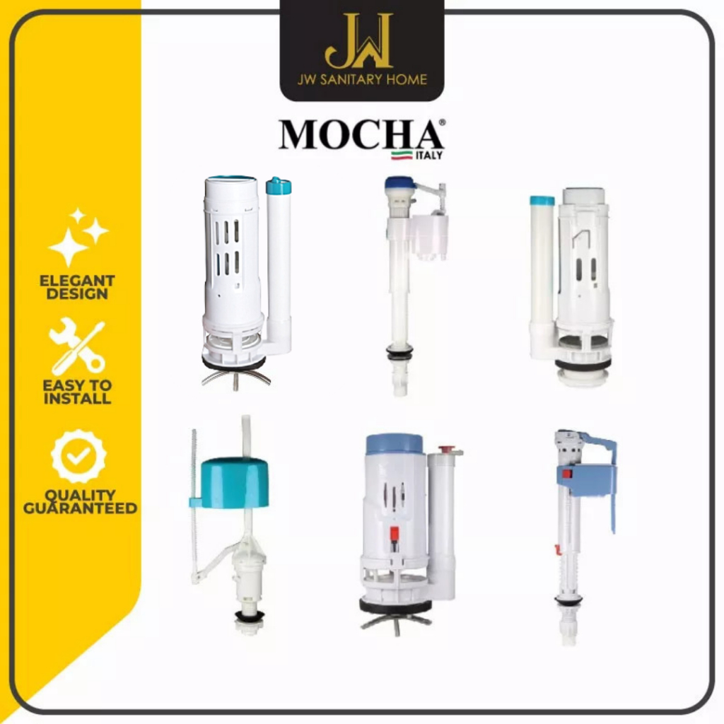 JW MOCHA Water Closet Fittings Flushing Device Inlet & Outlet Valve Toilet Bathroom Fixtures Tandas Accessories