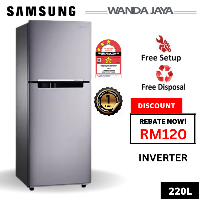 [FAST DELIVERY] SAMSUNG 220L & 264L INVERTER Twin Door Refrigerator RT19M300BGS/ME & RT25M4033S8 Peti Sejuk 电冰箱