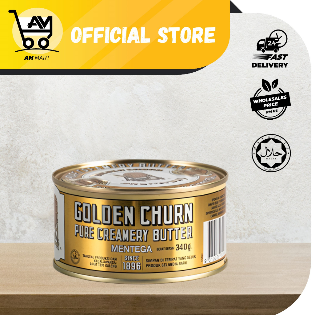 RAYA SALE✨ Golden Churn Pure Creamery Butter #340g (HALAL)