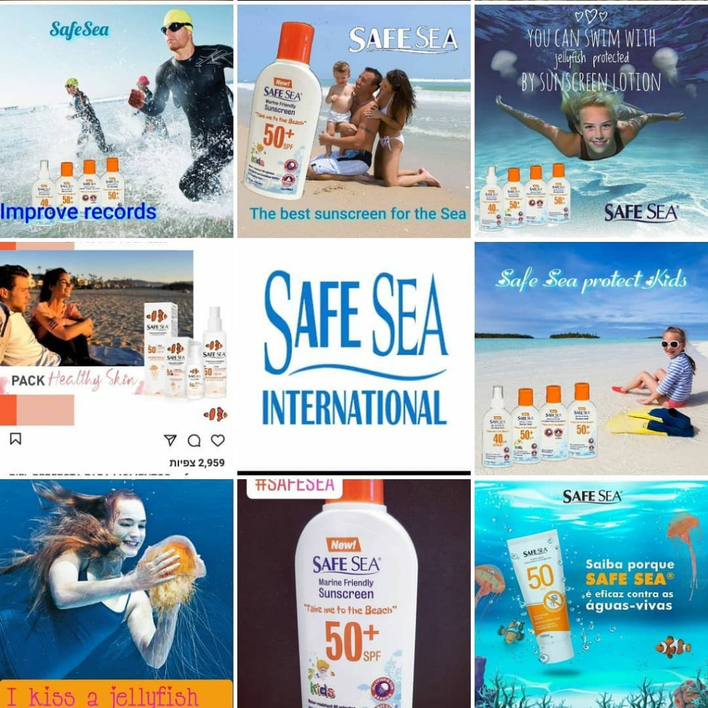 ☀️SAFE SEA ™ THE WORLD'S ONLY ANTI-JELLYFISH STING SUNSCREEN ®