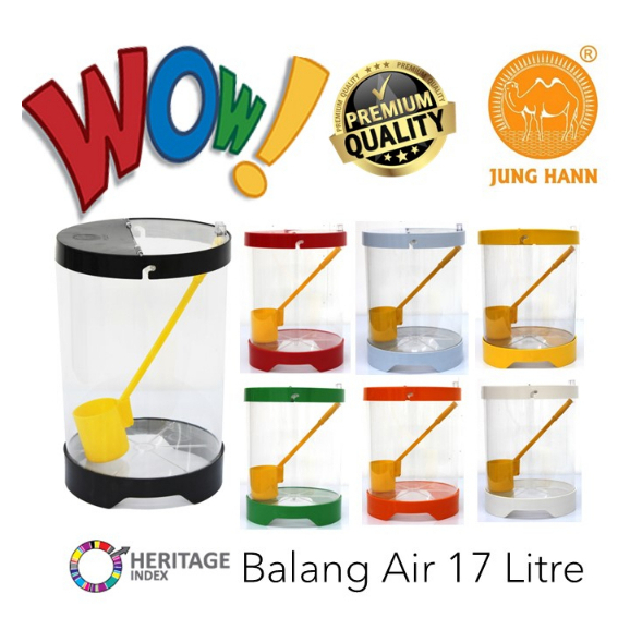 17 Liter Balang Air Tebal Cap Unta Jung Hann Food Grade Drinks Water Dispenser Tong Pasar Malam