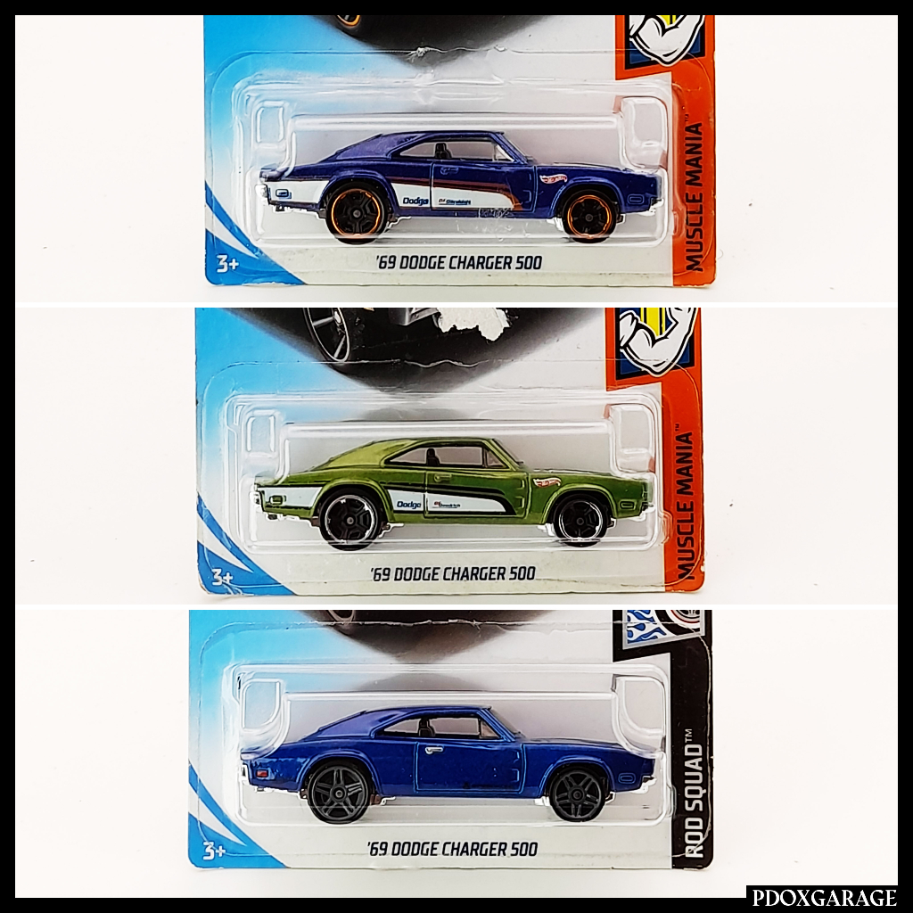 Hot Wheels '69 Dodge Charger 500 (HW Muscle Mania/HW Rod Squad) | Shopee  Malaysia