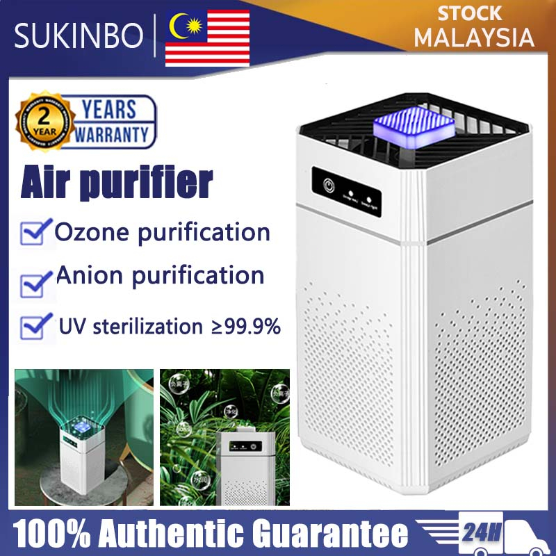 SUKINBO 120m² Negative Ion Air Purifier HEPA Filter Formaldehyde Odor Remover Portable Air Cleaner pembersih udara 空气净化器