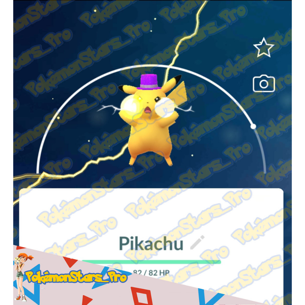 ❤Pokémon GO - Pikachu Purple Party Top Hat Trade Service! ❤