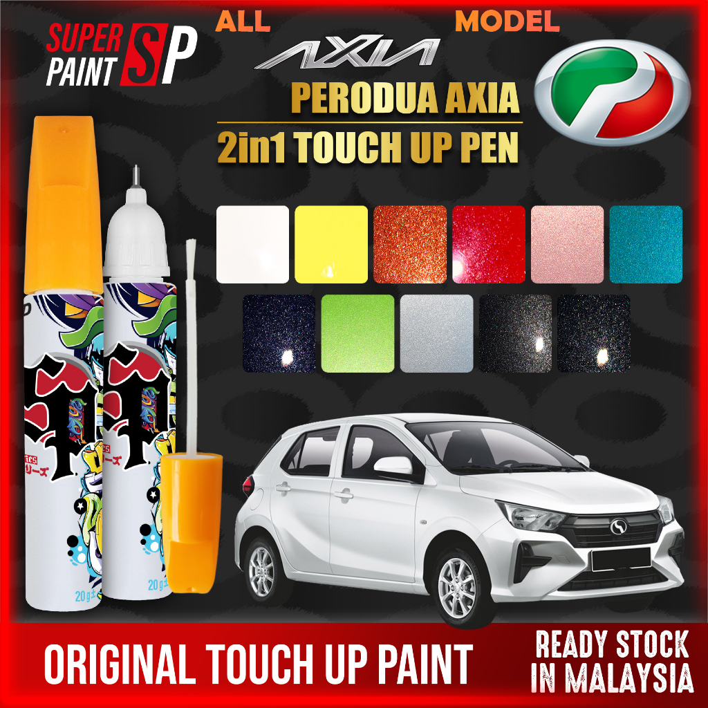 【 PERODUA AXIA 】Car Touch Up Pen All Color Touch Up Paint Scratches Pro Remover Tool DIY Calar Cat Kereta Aikka 补漆笔