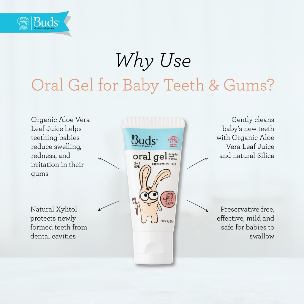 Buds Oral Gel for Baby Teeth and Gums (30ml) PGMall