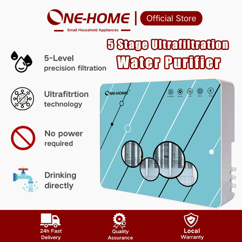 ONE HOME 5 Stage Water Filter Penapis Air Alkaline Water Purifier Filter Dispenser Home Drinking Water Purifier System