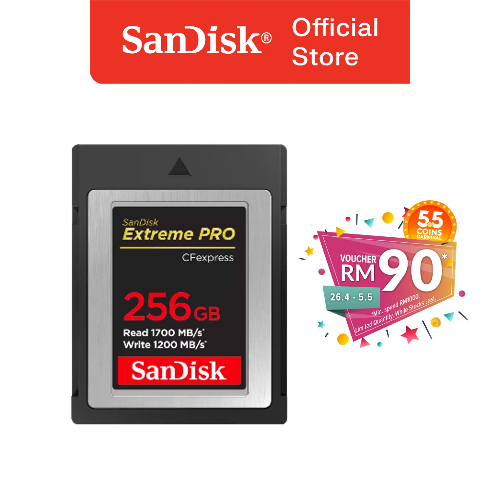 SanDisk CF Express Pro Extreme 256GB タブレット | egas.com.tr