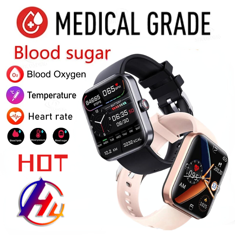 2025 HUAWEI NEW Blood Glucose Smartwatch Electrocardiogram Temperature Blood Oxygen Sleep Monitoring ECG+PPG Sports Smart Watch