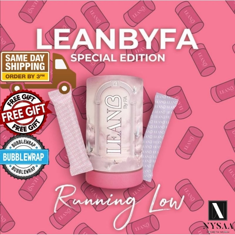 ORIGINAL HQ ‼️ LEANBYFA STRAWBERRY MILKSHAKE + COOKIES CREAM LIMITED EDITION