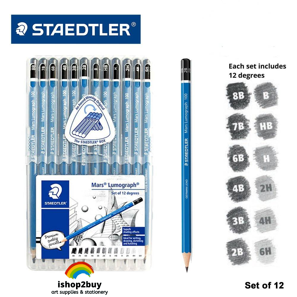 1pc Exam-writing 2h Pencil, Sketching Drawing Pencil Set (10pcs)