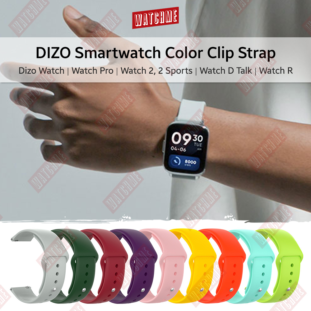 DIZO Smart Watch Clip Strap, Color Series 22mm & 20mm (For DIZO Watch, Watch 2, Watch Pro, Sports, Watch R D Talk)