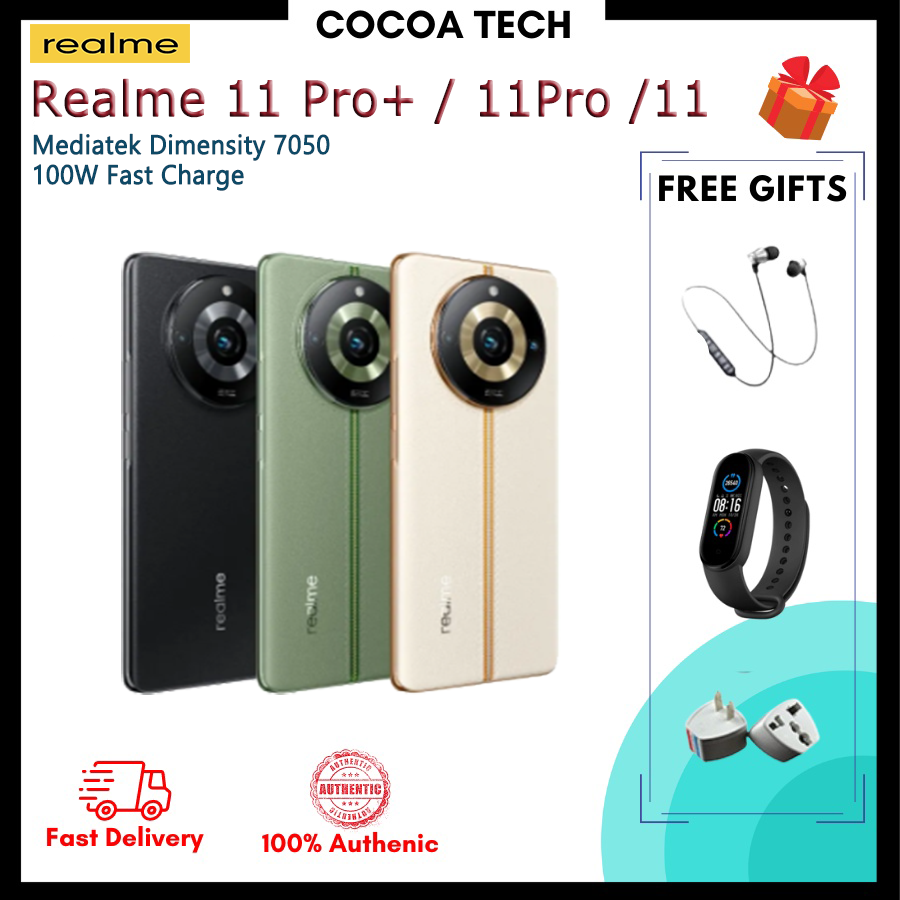 【Newest】Realme 11 pro+ / Realme 11 pro / Realme 11 AMOLED Realme 11 pro plus Mediatek Dimensity 7050 100W Fast Charging