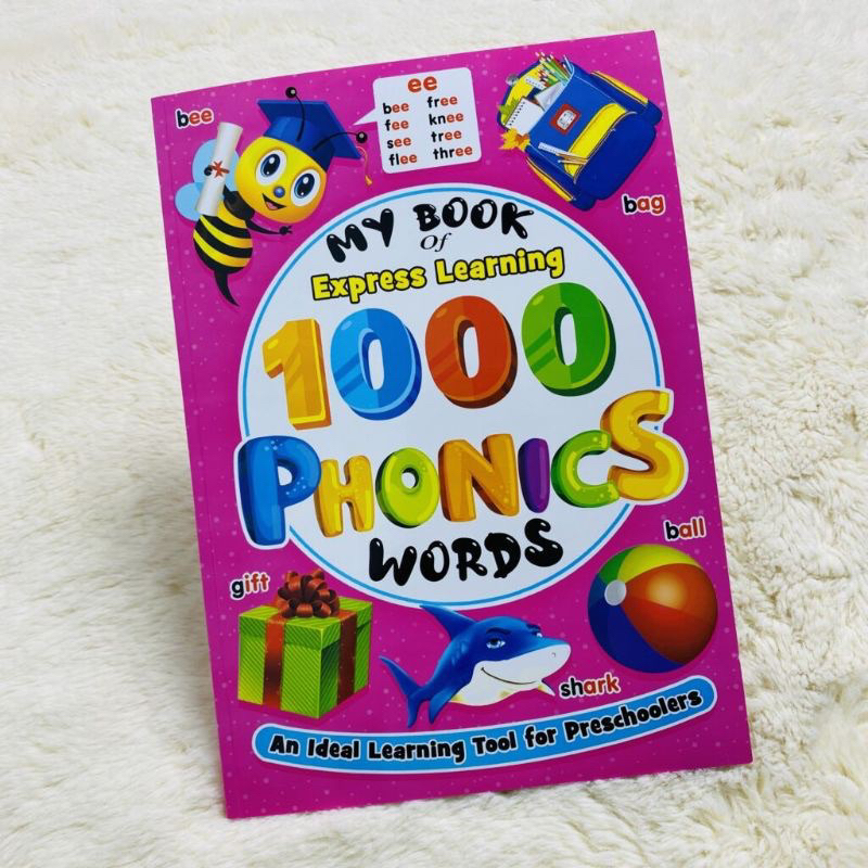 My Book of Express Learning 1000 Phonics Words / Read Easy English / Early Learner /Education Books/ Kids Book /Children