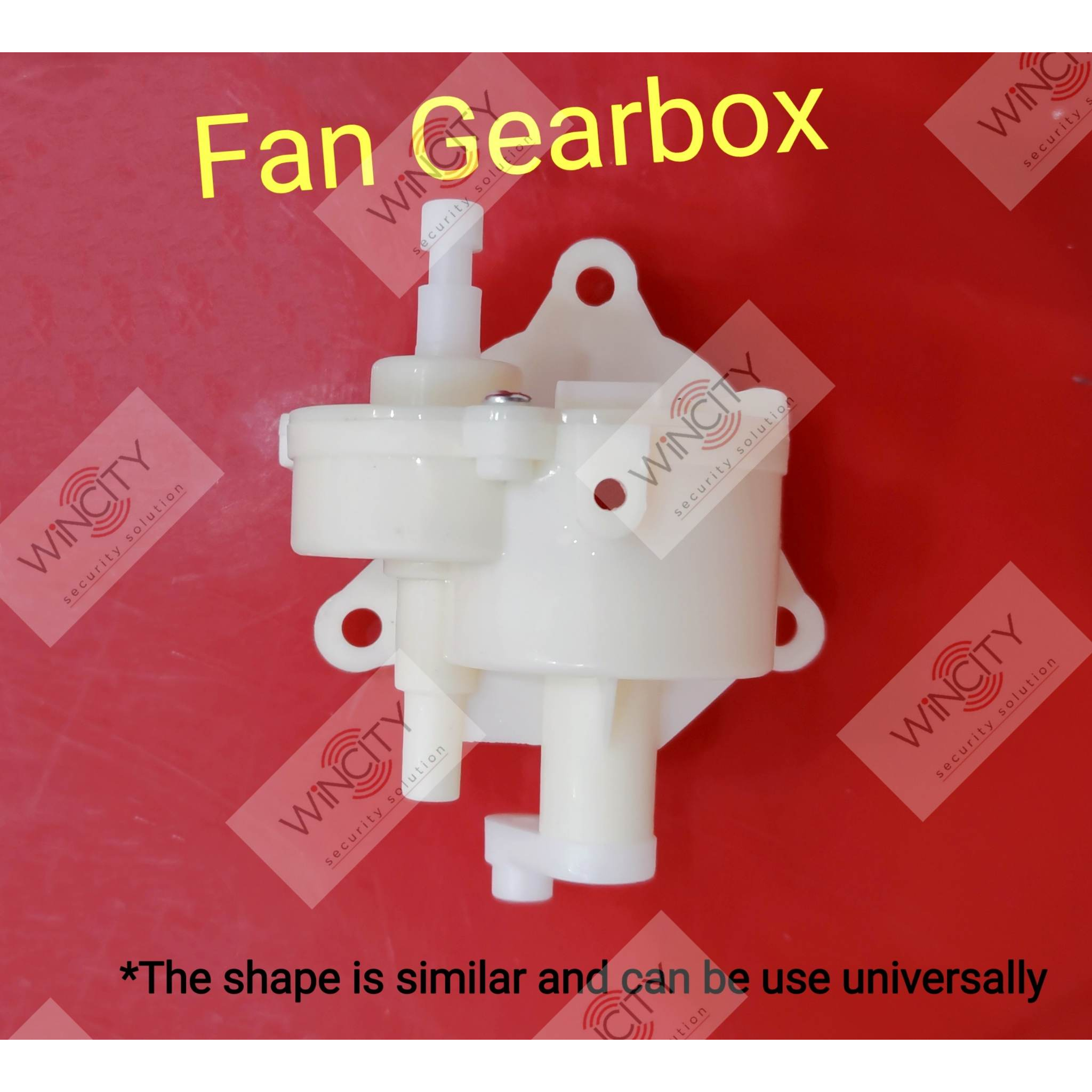 WSS OEM Plastic Fan Gearbox For Multi Brand table fan / stand fan Pensonic 4505gy / ELBA / China fan model