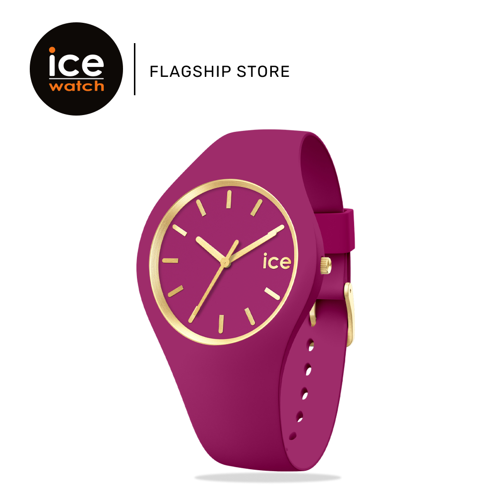 Ice-Watch ICE Glam Brushed - Orchid (Small) [020540] | Silicone Strap | Women Watch | Casual