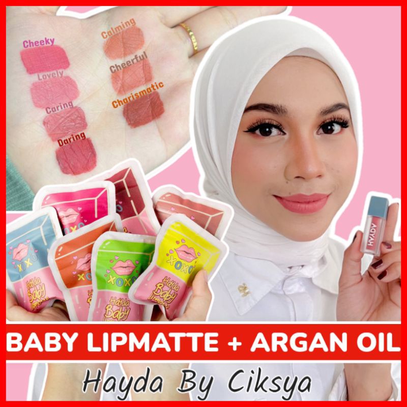 ‼️BABY LIPMATTE WITH ARGAN OIL + VITAMIN E‼️TAK KERINGKAN BIBIR‼️
