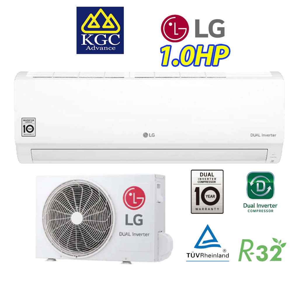 LG S3-Q09WA5AB 1.0HP Dual Inverter Classic Air Conditioner