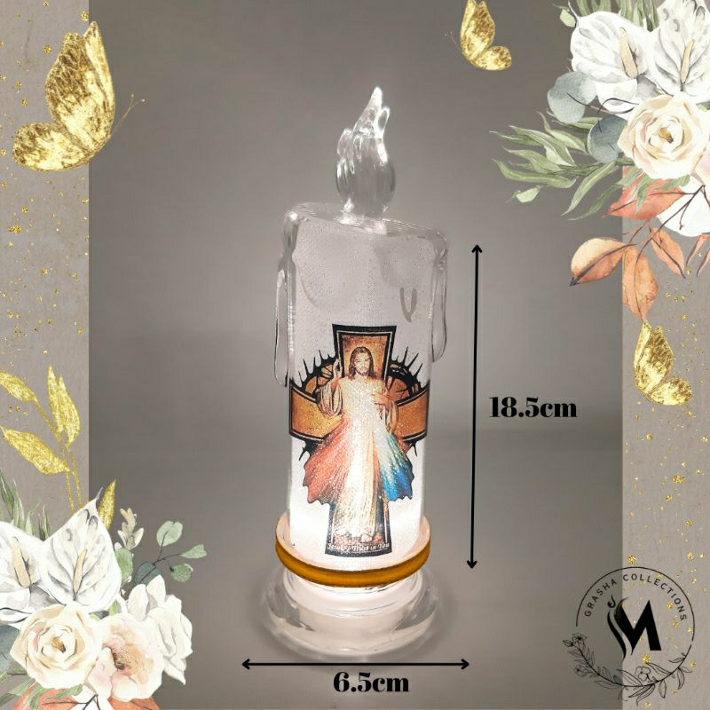 Electronic Flameless LED Religious Candle